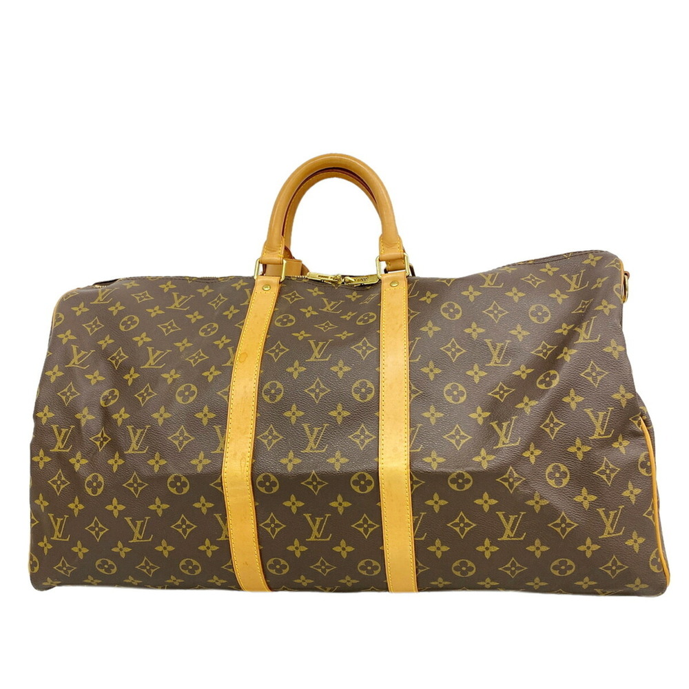 LOUIS VUITTON Authentic Brown Monogram Boston Bag